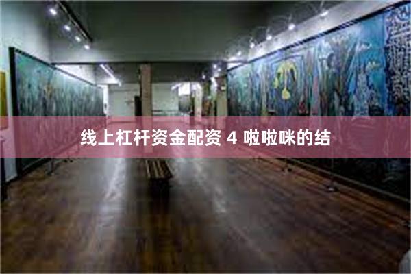 线上杠杆资金配资 4 啦啦咪的结